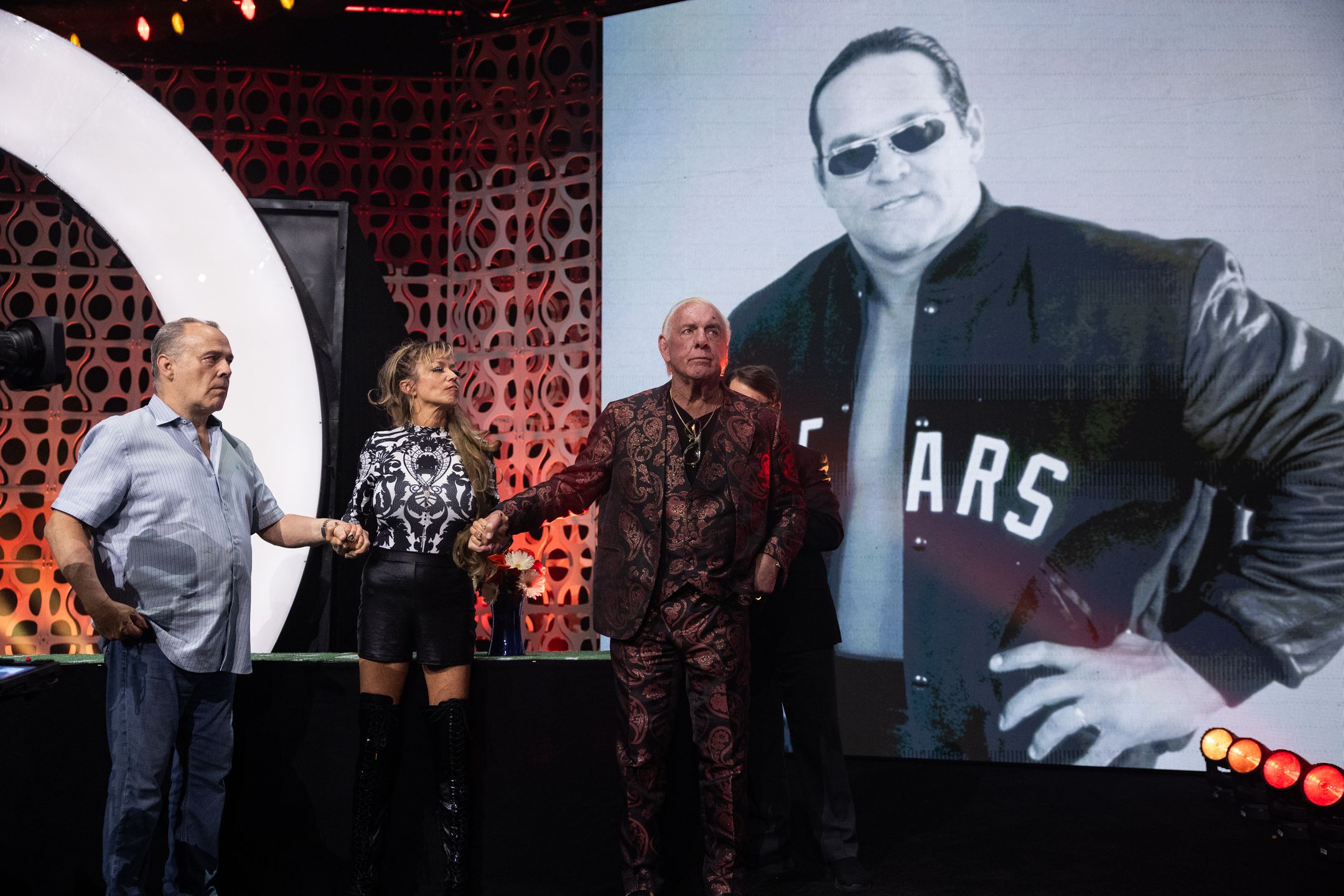 Ric Flair and Steve McMichael