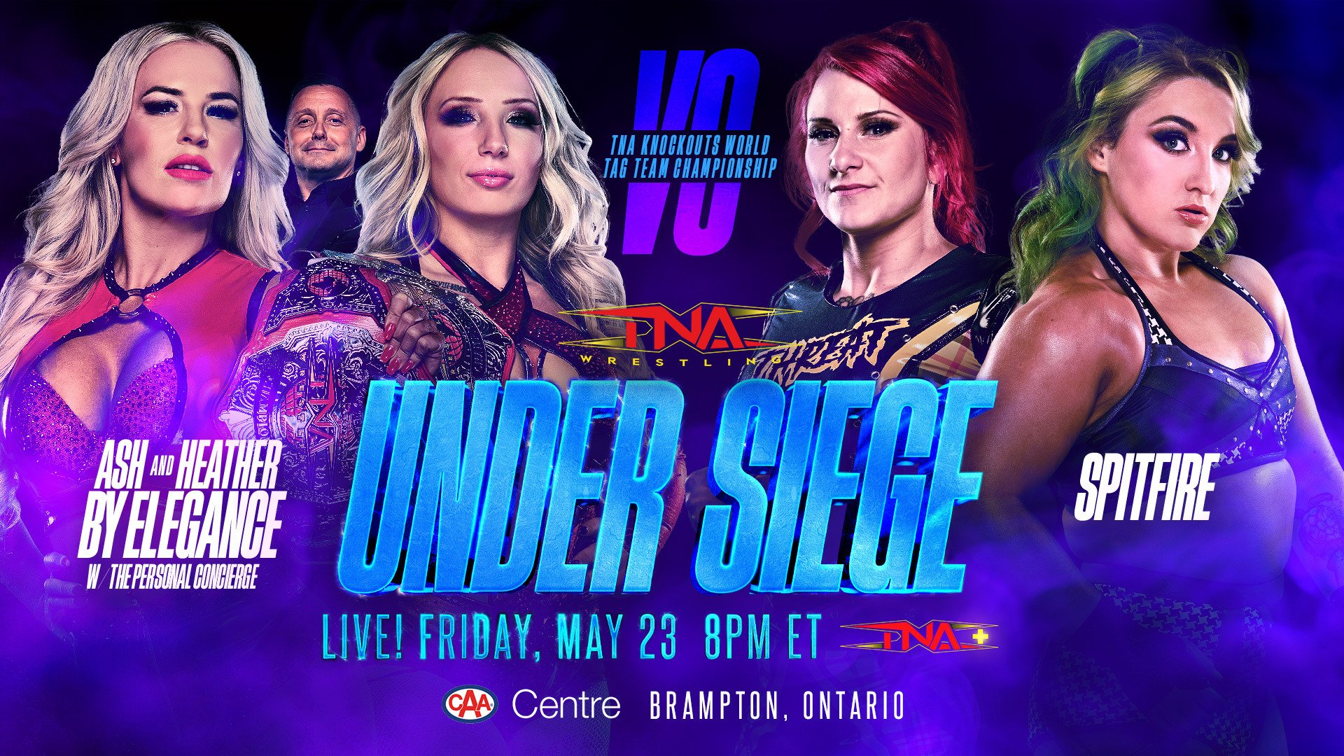 TNA Under Siege 2025 Knockouts Tag Team Championship Match