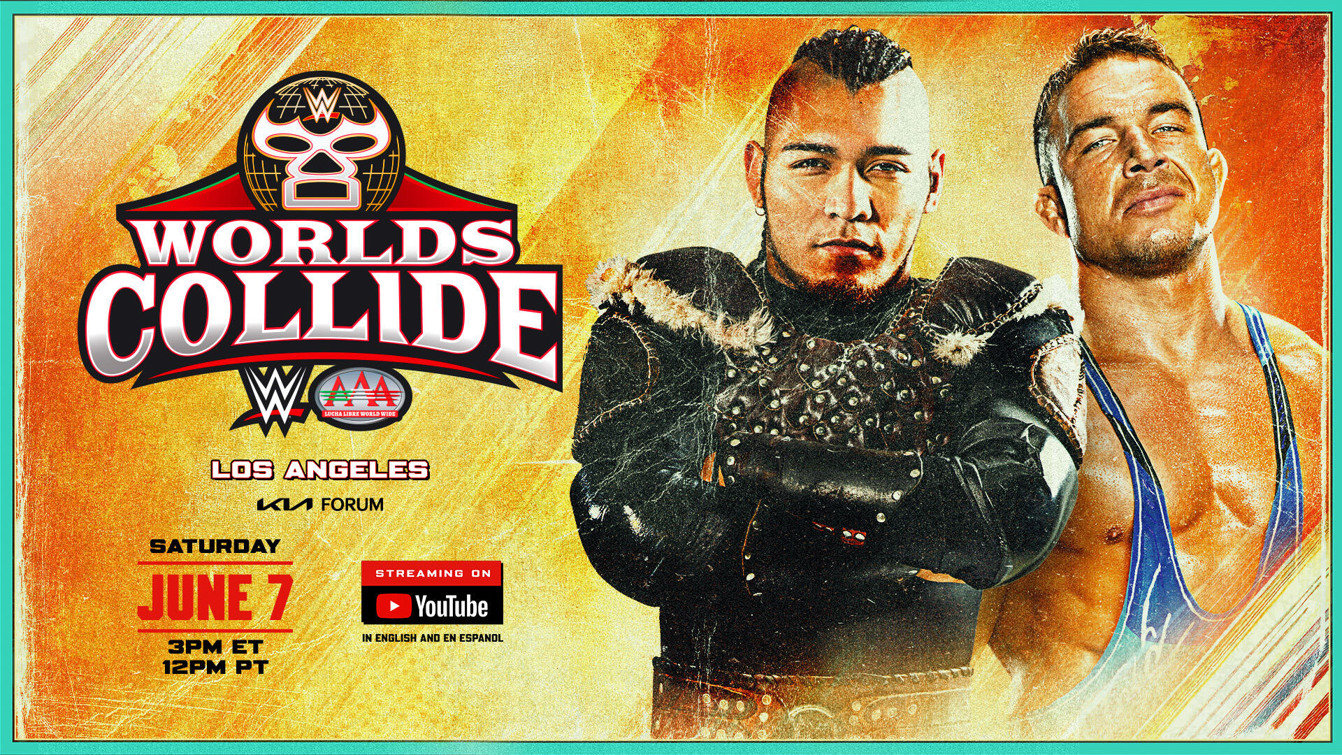 WWE Worlds Collide Vikingo vs Chad Gable