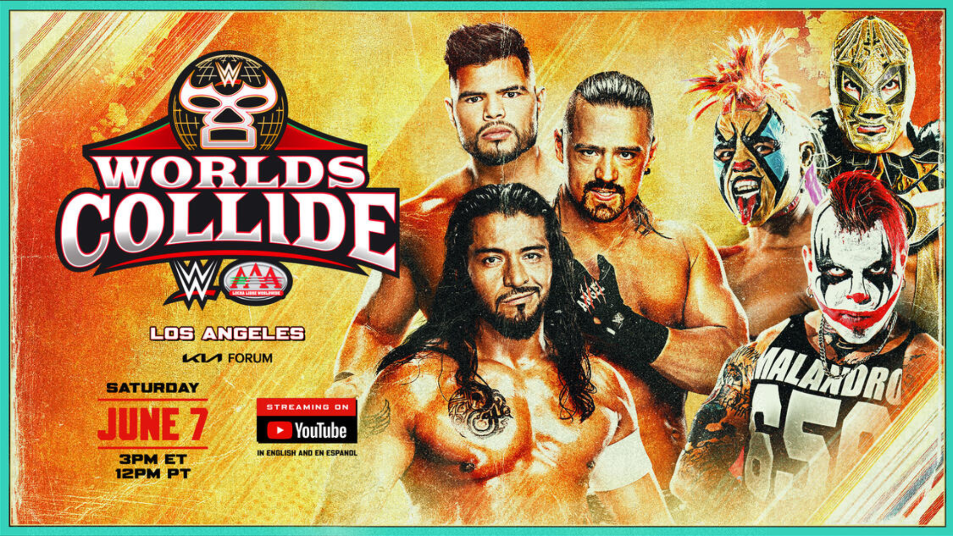 WWE Worlds Collide Six Man Tag Match